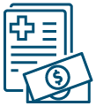 health care costs icon